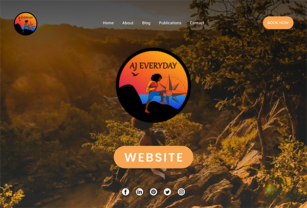 AJ Everyday Travel Website Design