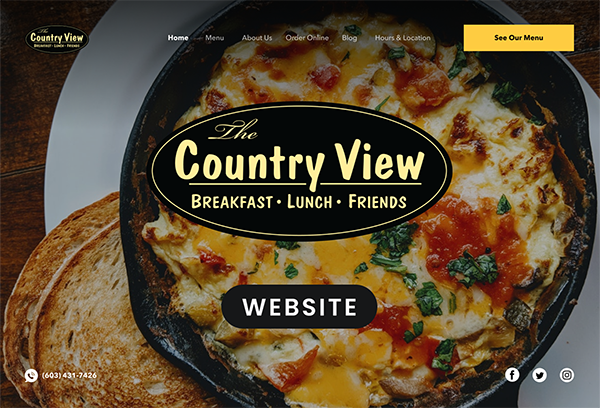 The Countryview Restaurant Website