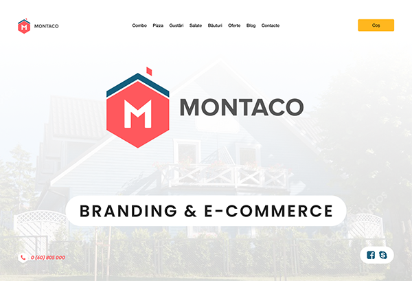 Montaco Roofing Website Development, Branding, E-Commerce