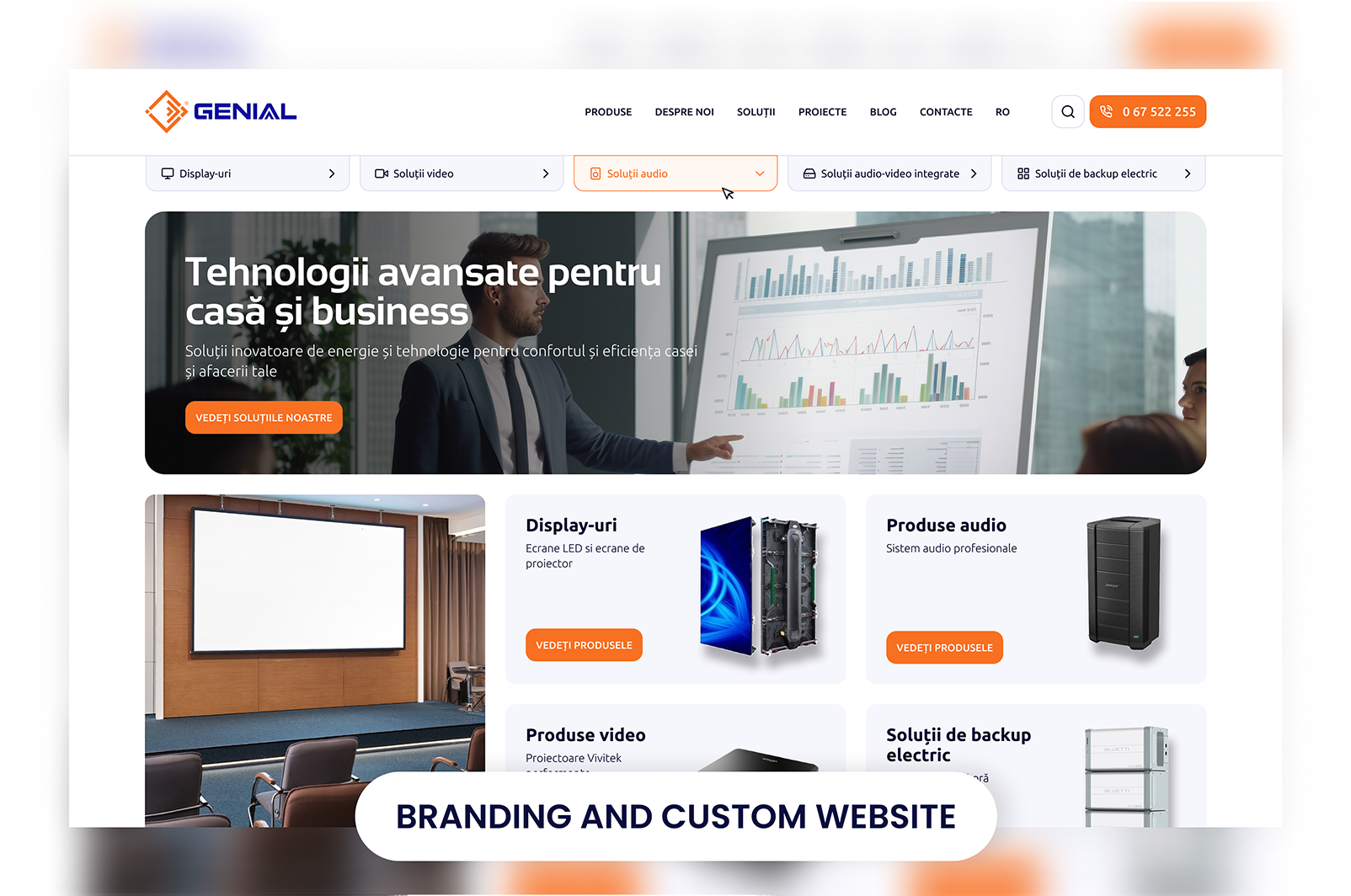 genial md branding and custom website