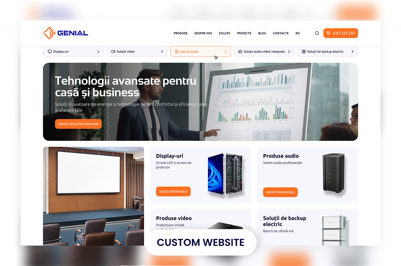 genial md branding and custom website