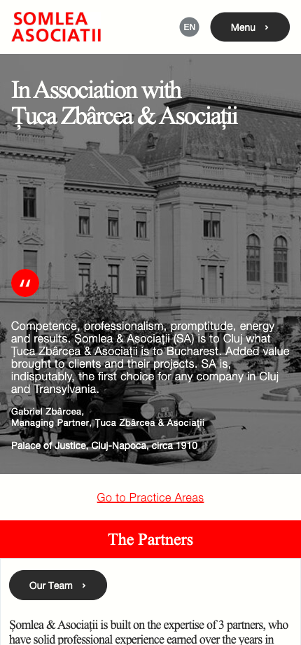 legal website mobile preview